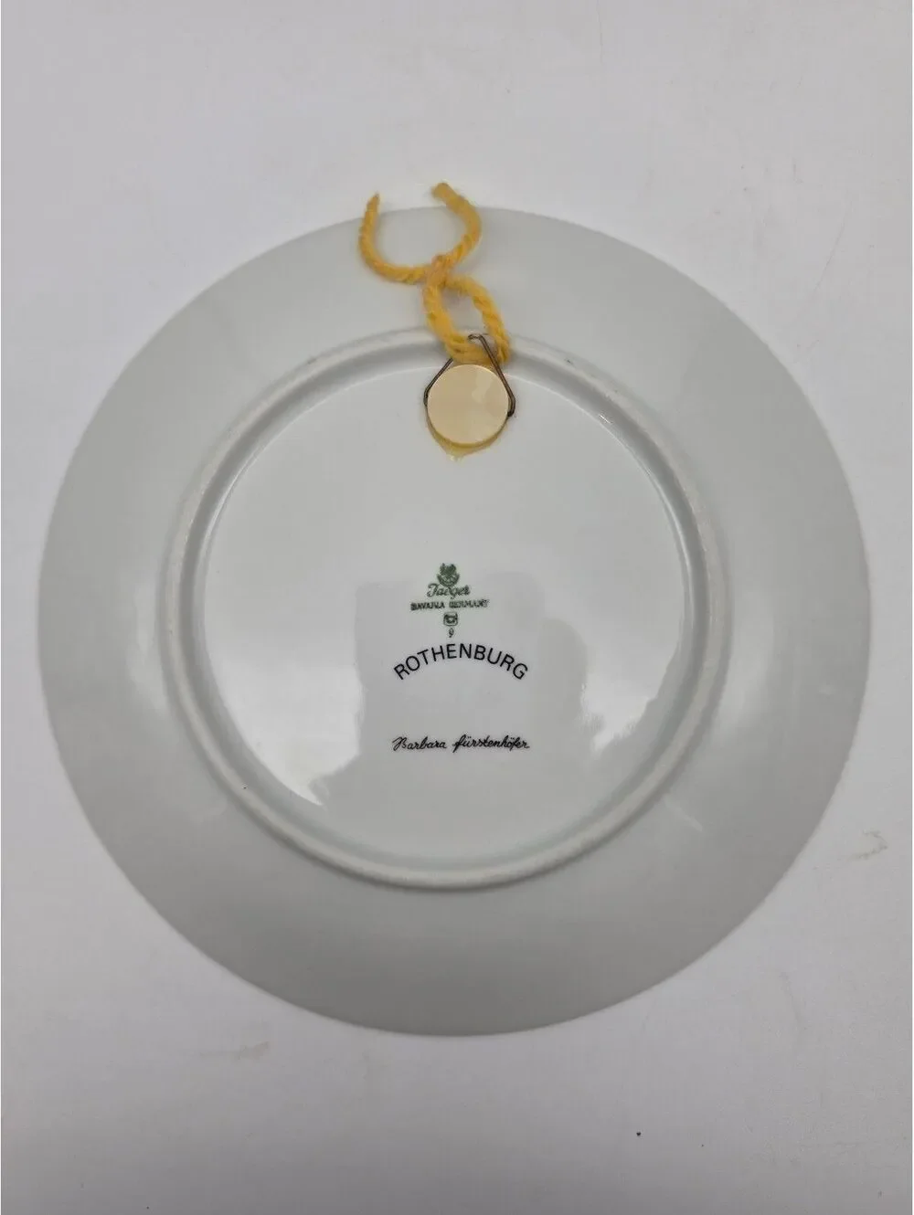 Set of 3 Jaeger & Co. Porcelain Plates Featuring Bavarian Town Scenes